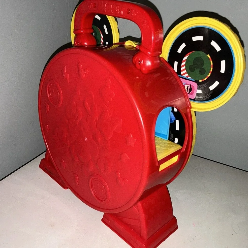Disney‎ Junior Mickey Stow 'N Go Garage Tracks Case Roadster Racers Minnie Car